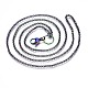 Revestimiento de iones (ip) 304 fabricación de collar de cadena rolo de acero inoxidable STAS-S119-007-3