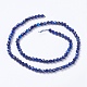 Chapelets de perles en lapis-lazuli naturel G-F568-170-4mm-2
