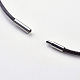 Rindslederband Halskette Herstellung MAK-G003-04-4