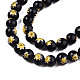 Round Millefiori Glass Beads Strands LK-P001-31-3