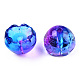 Perles de verre peintes par pulvérisation transparent GLAA-N035-032-G01-1
