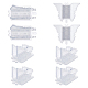 Dicosmetic 8 Stück ABS-Kunststoff Kindersicherung für Schiebetür KY-DC0001-18-1