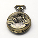 Старинные сплава цинка кварцевые часы головки для карманные часы кулон ожерелье материалы WACH-R005-21-1