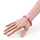 7Pcs Rainbow Polymer Clay Heishi Beads Stretch Bracelets Set BJEW-JB05882-5