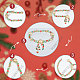 Набор для изготовления рождественских браслетов «сделай сам» BJEW-SC0001-07-6