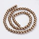 Eco-Friendly Dyed Glass Pearl Beads Strands HY-A008-6mm-RB037-2