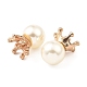 (vendita di liquidazione difettosa: un po' di colla traboccata) pendenti con perle finte in resina FIND-XCP0002-45B-3