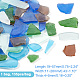 Ahandmaker 135 pz tessere di mosaico forme irregolari piastrelle di vetro pezzi di vetro colorato piastrelle di ceramica rotte creazione di arte forniture per l'artigianato bagno cucina decorazione della casa AJEW-GA0005-52-2