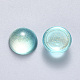 Cabochons de cristal transparentes spray pintadas GLAA-S190-013C-C03-2