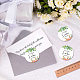 CREATCABIN 192Pcs Let Love Grow Stickers Greenery Wedding Stickers Flower Favor Labels for Birthday Party Gift Wedding Invitation Shops Envelope Seals 1.77 Inch-Lass unsere Liebe wachsen(German) AJEW-WH0343-004-5
