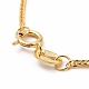 925 Weizenketten-Halskette aus Sterlingsilber für Frauen STER-I021-03A-G-3