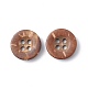 Carved Round 4-hole Basic Sewing Button NNA0YXE-4