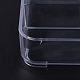 （訳あり商品）  12コンパートメントは、プラスチックビーズ貯蔵容器を矩形  透明  23.5x15x3.5cm CON-XCP0004-07-3