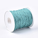 木綿糸ワックスコード  ティール  1mm  約10.93ヤード（10m）/ロール YC-R003-1.0mm-10m-275-2