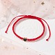 Bracelets réglables en perles tressées en fil de nylon BJEW-JB09768-02-2