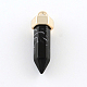 Imitation Gemstone Bullet Acrylic Big Pointed Pendants SACR-Q118-04C-1