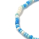8pcs ensemble de bracelets extensibles en perles de verre de 8 couleurs BJEW-JB09470-4