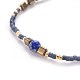 Bracelets de perles tressées en fil de nylon BJEW-E360-04-3