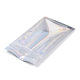 Bolsas láser de plástico con cierre de cremallera rectangular OPP-YWC0001-7X12-3