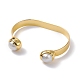 Bracelets manchette perle naturelle BJEW-F328-05G-5