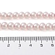 Cottura dipinto di perle di vetro perlato fili di perline rotondo HY-Q003-6mm-47-01-7