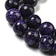 Natural Larvikite Beads Strands G-E443-A34-3