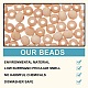 Unvollendete europäische Perlen aus Naturholz WOOD-PH0009-04F-4