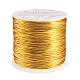 BENECREAT 18 Gauge (1mm) Aluminum Wire 492FT (150m) Anodized Jewelry Craft Making Beading Floral Colored Aluminum Craft Wire - Light Gold AW-BC0001-1mm-08-1