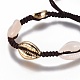 Нейлоновые плетеные браслеты из бисера BJEW-E281-03-3