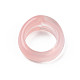 透明樹脂指輪  模造ゼリースタイル  ピンク  usサイズ7 1/4(17.7mm) X-RJEW-S046-002-C01-3