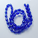 Electroplate Glass Beads Strands EGLA-R008-15x10mm-8-2