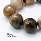 Natural Agate Beads Strands G-H1593-18mm-7-1