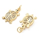 Подвески из латуни с прозрачным фианитом KK-U009-12B-G-2