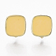 Accessoires de clous d'oreilles en alliage avec émail PALLOY-N154-19E-1