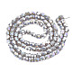 Electroplate Glass Beads Strands EGLA-N002-13-A03-2