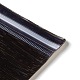 PVCジップロックバッグ  長方形の包装袋  トップセルフシールパウチ  ブラック  15x8cm  片側の厚さ：7.8ミル（0.2mm） OPP-G003-01G-02-2