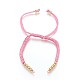 Fabrication de bracelets de perles tressées en nylon BJEW-F360-F01-1