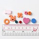 1Box Mixed Shapes Wood Beads for Children DIY WOOD-X0003-B-5