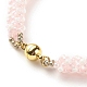 Bracelet en perles de verre au crochet BJEW-JB08083-02-5