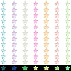 84 Stück 7 Farben leuchtende transparente Harzanhänger RESI-SZ0003-26-1