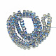 Electroplate Glass Beads Strands X-EGLA-Q094-A15-2