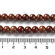 Chapelets de perles en pierre en bois naturel G-P516-A02-02-4