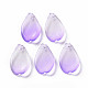 Transparent Spray Painted Glass Pendants GLAA-S190-014A-08-1