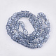 Electroplate Glass Beads Strands EGLA-T017-04E-2
