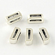 Antique Silver Plated Alloy Letter Slide Charms TIBEP-S296-D-RS-1