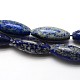 Piedra preciosa natural lapis lazuli abalorios de arroz hebras G-E251-28-2