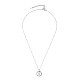 925 подвесные стерлингового серебра ожерелья NJEW-BB34125-3