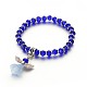 Verre d'ange perles bracelets acryliques BJEW-JB01795-01-1