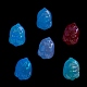 Luminous UV Plating Rainbow Iridescent Acrylic Beads PACR-E002-07-1