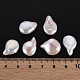 Perline di perle naturali di keshi PEAR-N020-S09-5